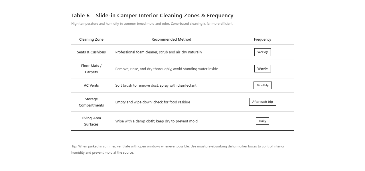 Pre-Trip Summer Safety Inspection Checklist